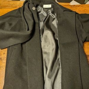 Vintage Women's Size 8 Christian Dior Wool Overcoat